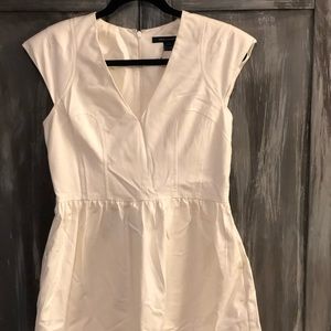 White cocktail dress.